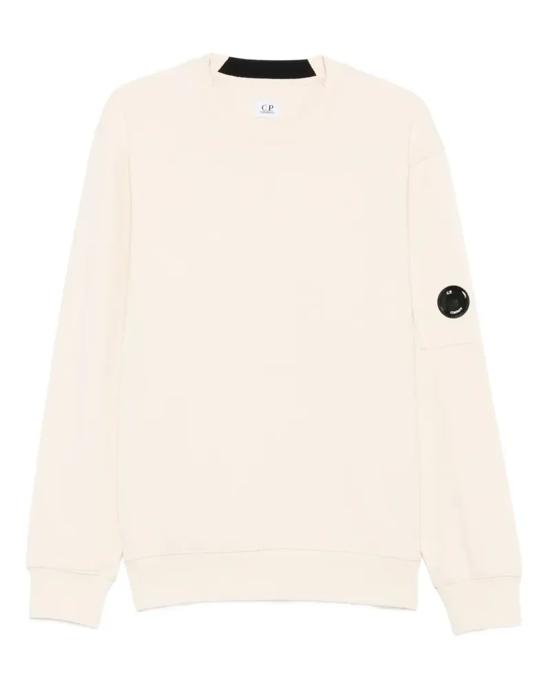 C.P. Company Sweatshirt mit Linsen-Detail - Nude Nude