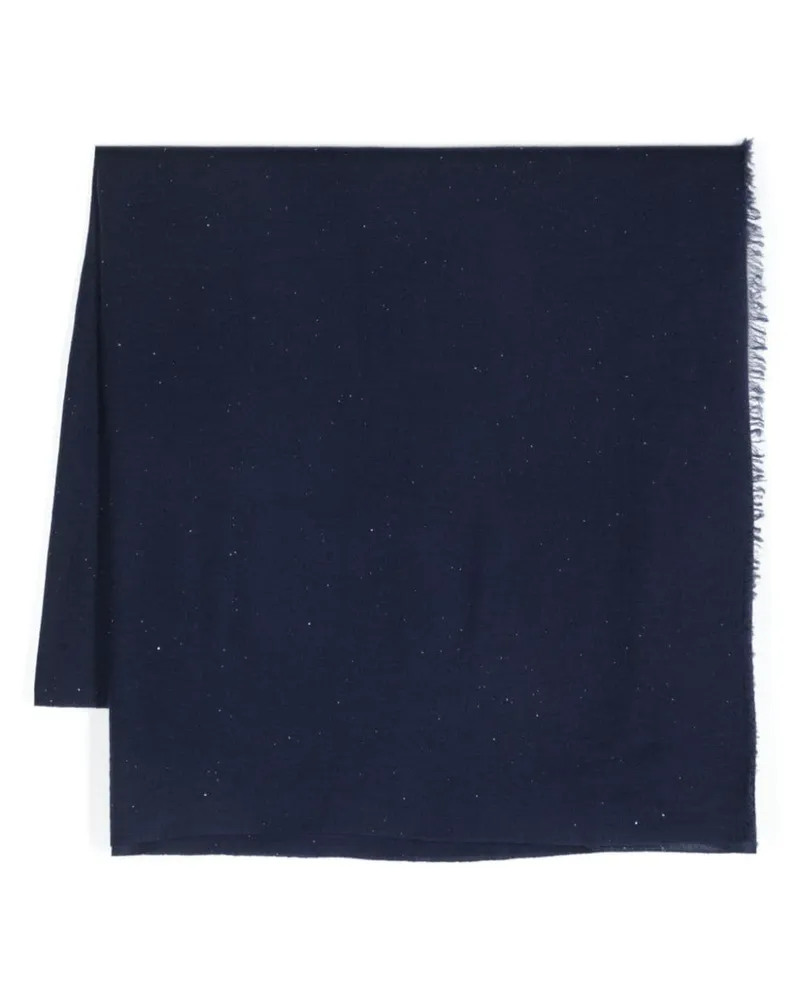 Faliero Sarti Raissa Schal mit Pailletten - Blau Blau