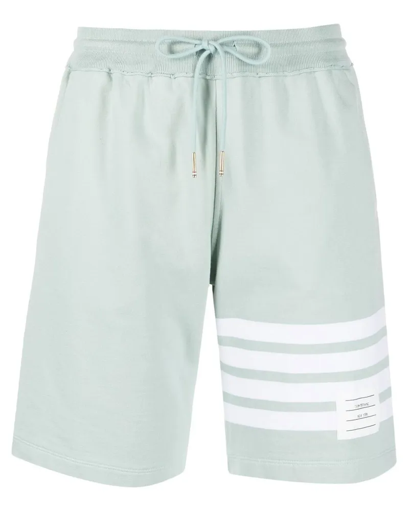 Thom Browne Joggingshorts mit Streifen - Grün Grün