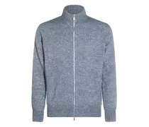 Cardigan mit Reißverschluss - Blau