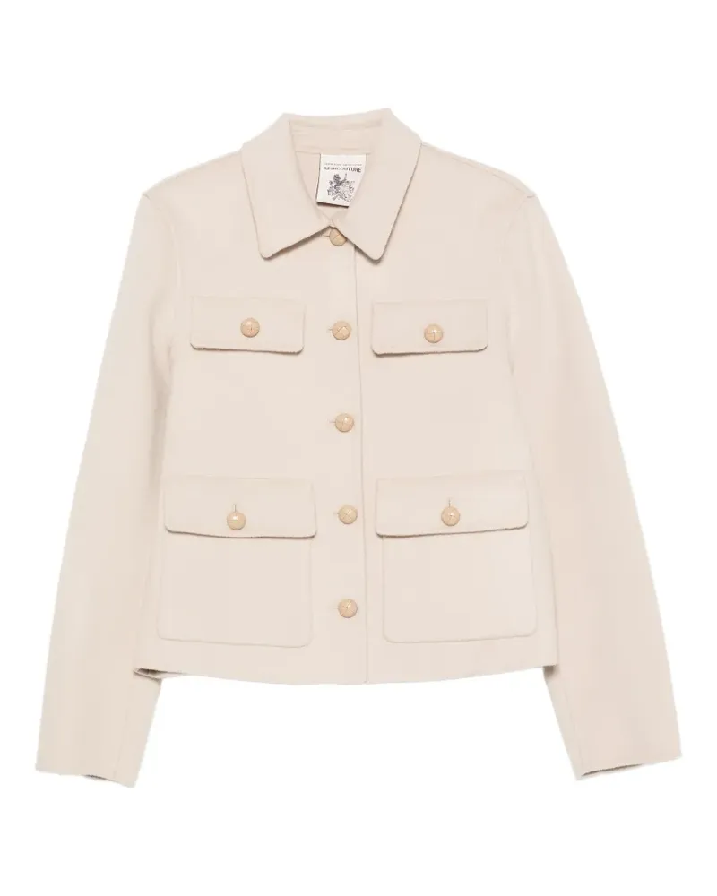Semicouture Jacke mit Knöpfen - Nude Nude