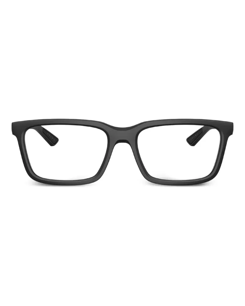 Prada rectangle-frame glasses - Schwarz Schwarz