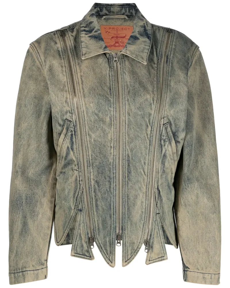 Y/PROJECT Jacke mit abnehmbaren Ärmeln - Blau Blau