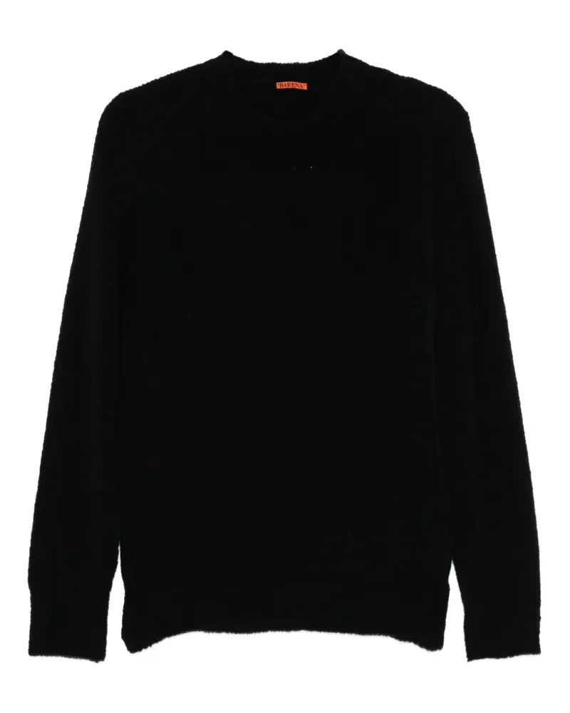 BARENA Gestrickter Pullover - Schwarz Schwarz