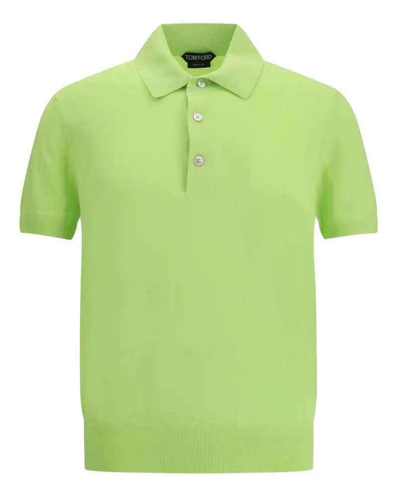 Tom Ford short-sleeve button polo shirt - Grün Grün