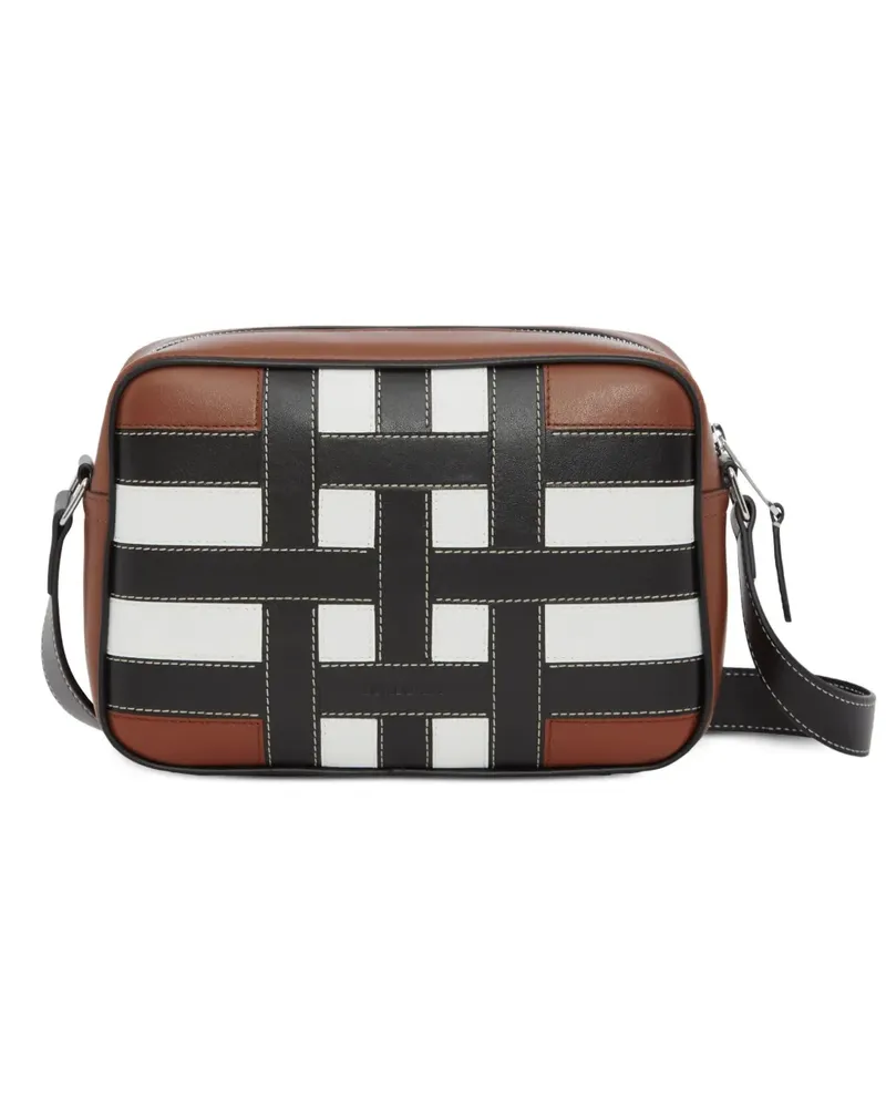 Burberry Karierte Schultertasche - Braun Braun