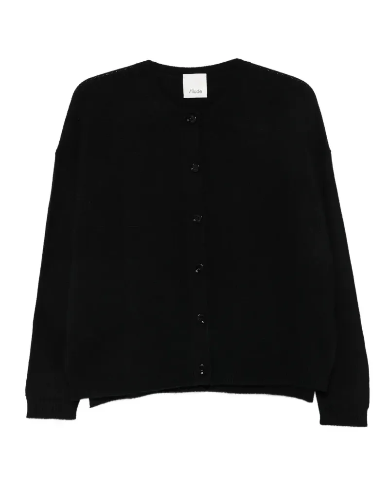 ALLUDE Geknöpfter Cardigan - Schwarz Schwarz