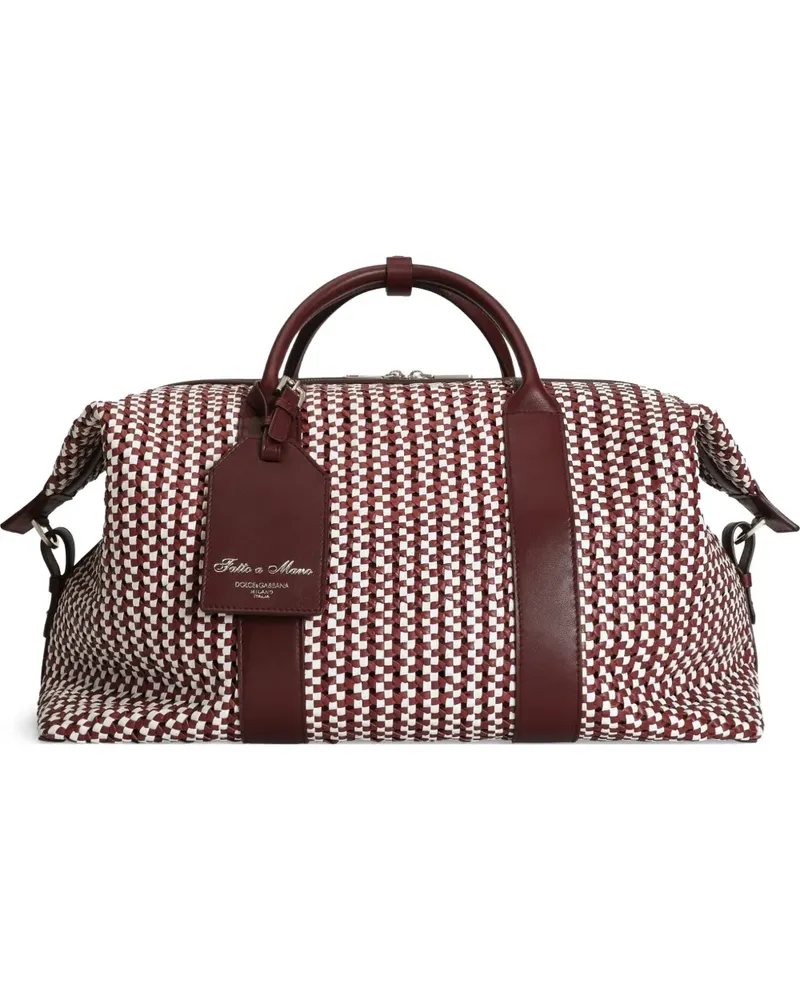 Dolce & Gabbana Reisetasche mit Logo-Detail - Rot Rot