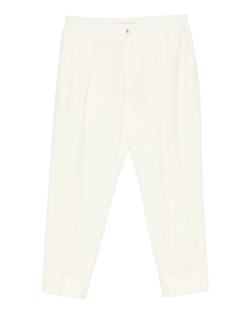 Briglia 1949 Cropped-Hose mit Falten - Nude Nude