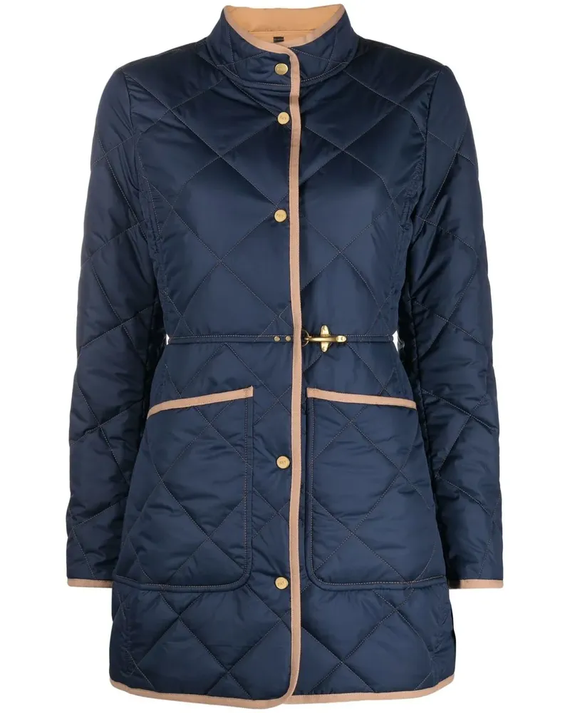 Fay Schmale Steppjacke - Blau Blau