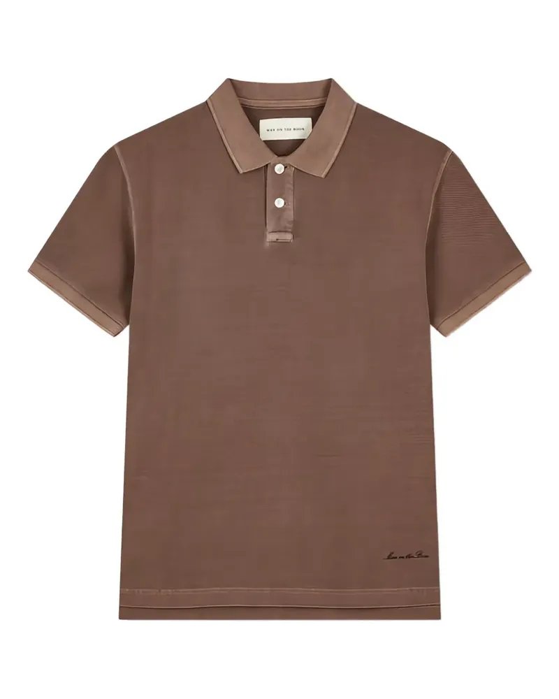 ManOnTheBoon Klassisches Poloshirt - Braun Braun