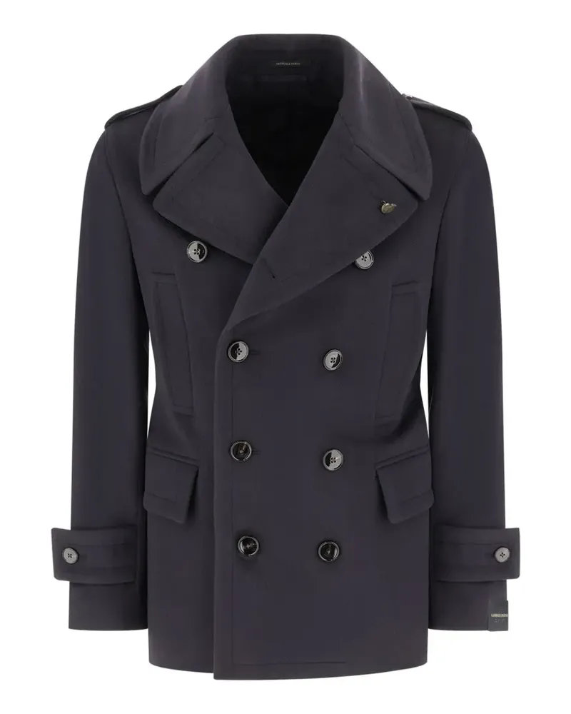 Gabriele Pasini double-breasted peacoat - Blau Blau