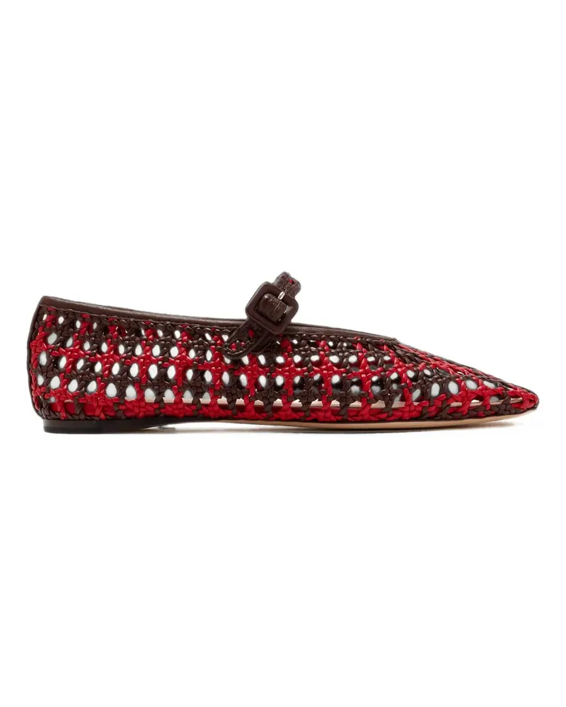 Loeffler Randall Gewebte Junia Ballerinas - Rot Rot