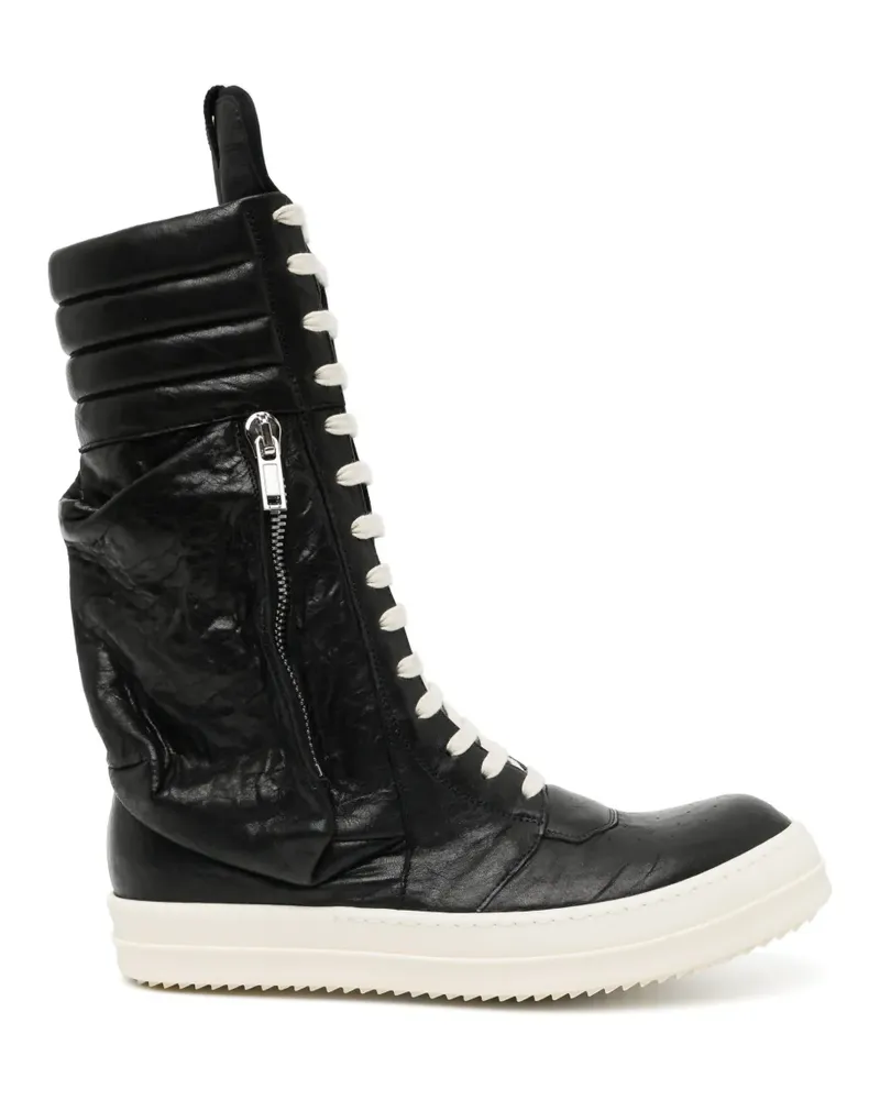 Rick Owens Cargo Geobasket boots - Schwarz Schwarz