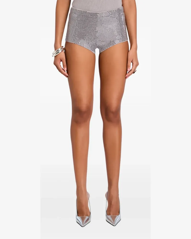 Retrofête Gracie embellished shorts - Grau Grau