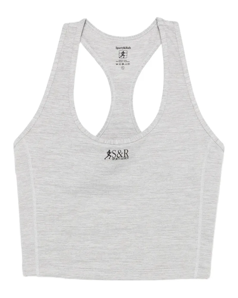 SPORTY & RICH Sport-BH mit Racerback - Grau Grau