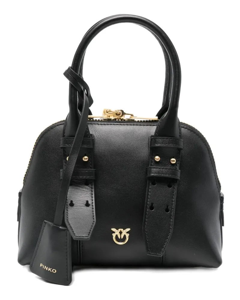 Pinko Schultertasche mit Schnallendetail - Schwarz Schwarz
