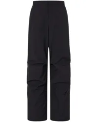 STUDIO TOMBOY Locker geraffte Hose Schwarz