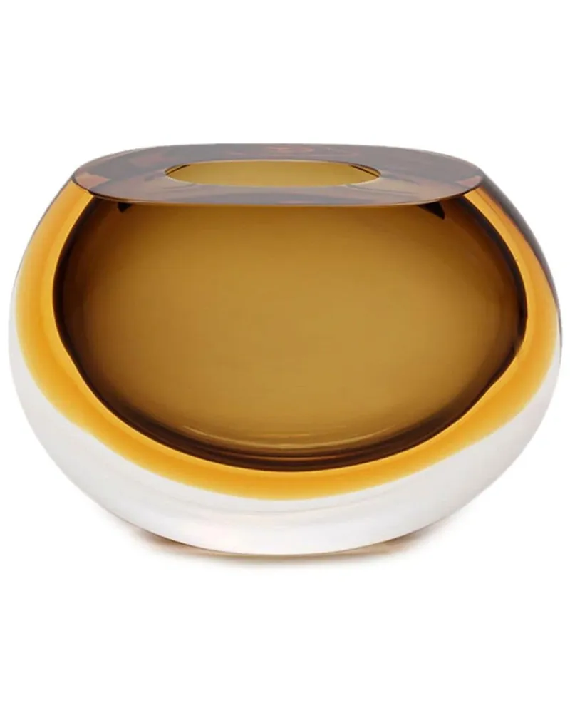 Gardeco 92 Vase aus Muranoglas - Gelb Gelb
