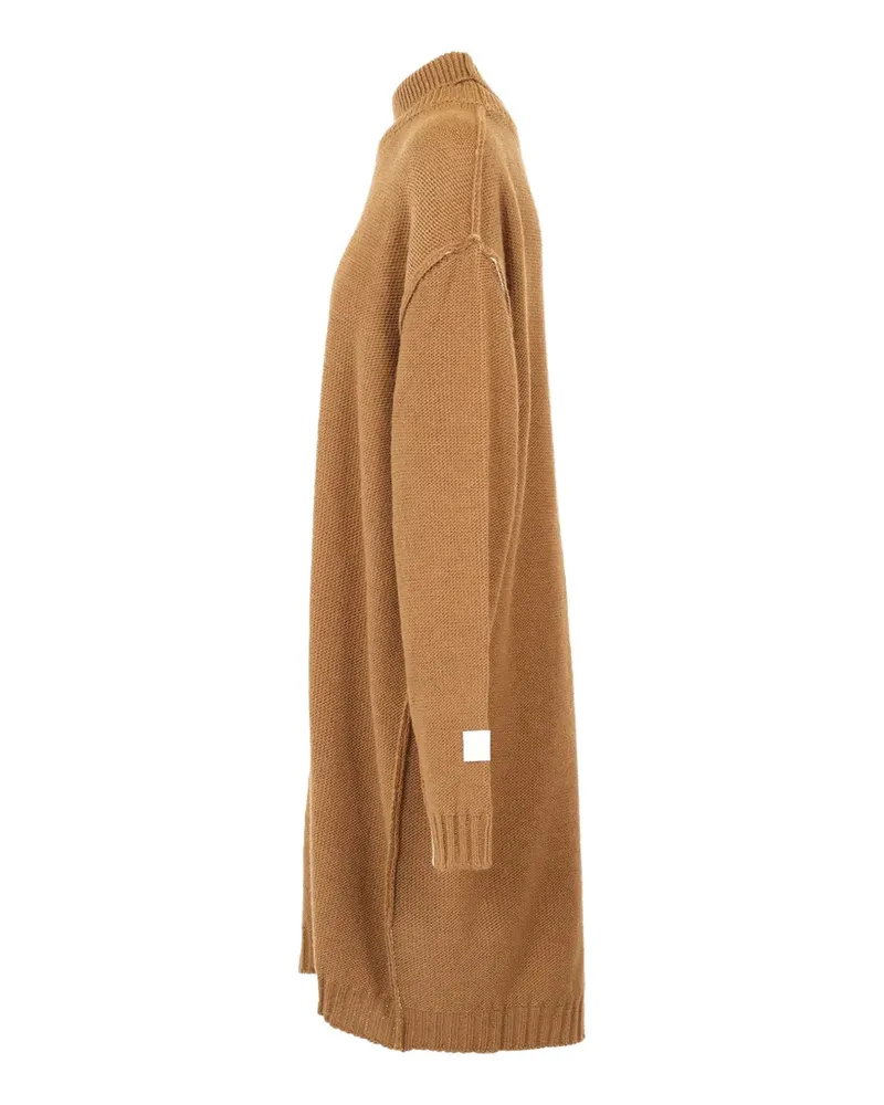 Maison Margiela Gestricktes Kleid mit Rollkragen - Braun Braun