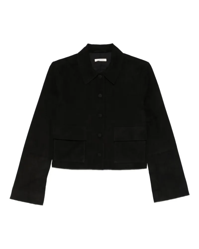 By Malene Birger Annie Jacke mit geknöpften Taschen - Schwarz Schwarz