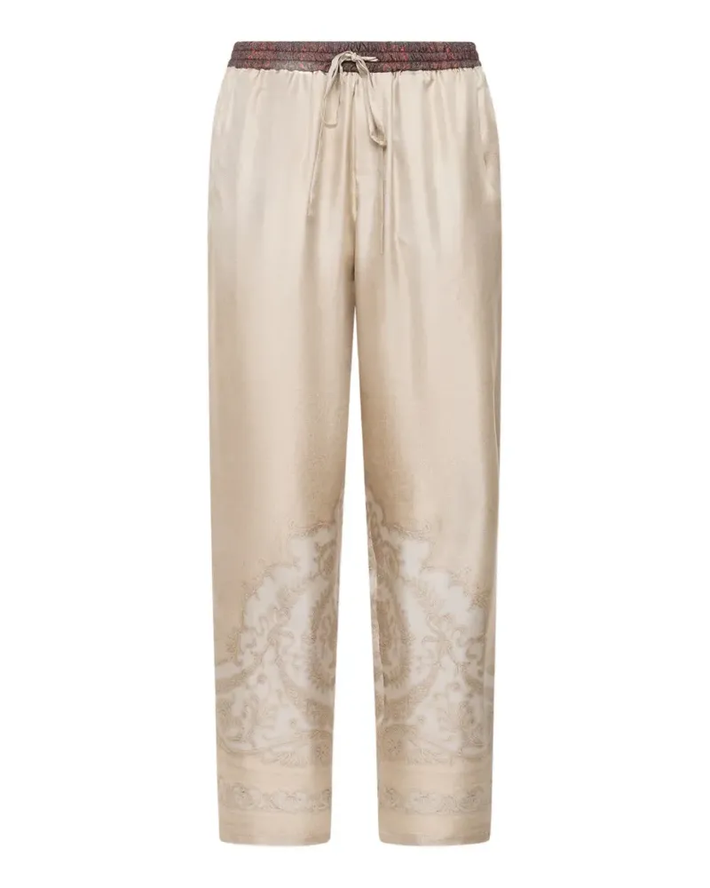 Pierre-Louis Mascia Aloe Hose mit geradem Schnitt - Nude Nude