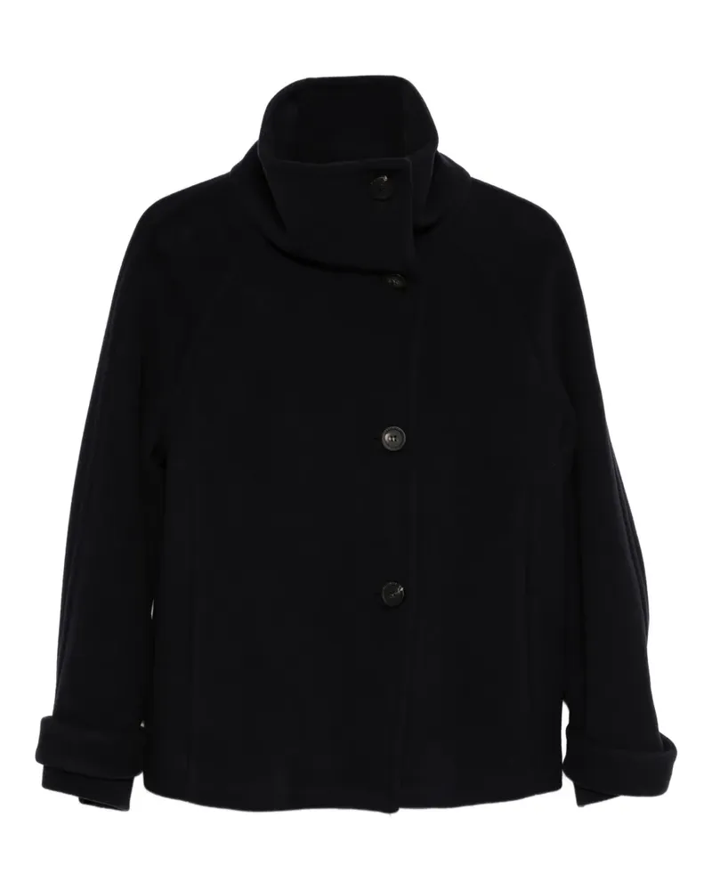 Peserico Geknöpfte Jacke mit Stehkragen - Blau Blau