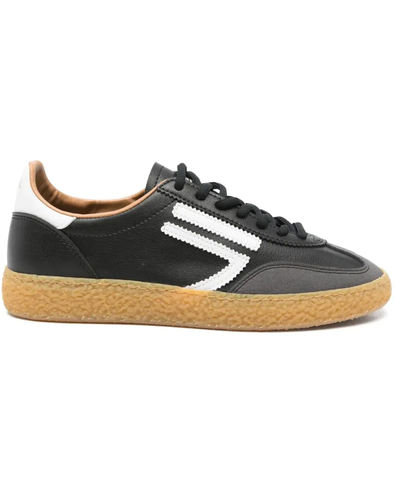 Puraai Sneakers mit Logo-Stickerei - Schwarz Schwarz
