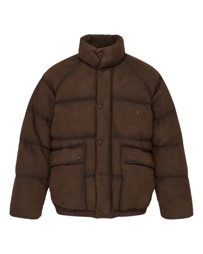 Wooyoungmi padded raglan-sleeve jacket - Braun Braun