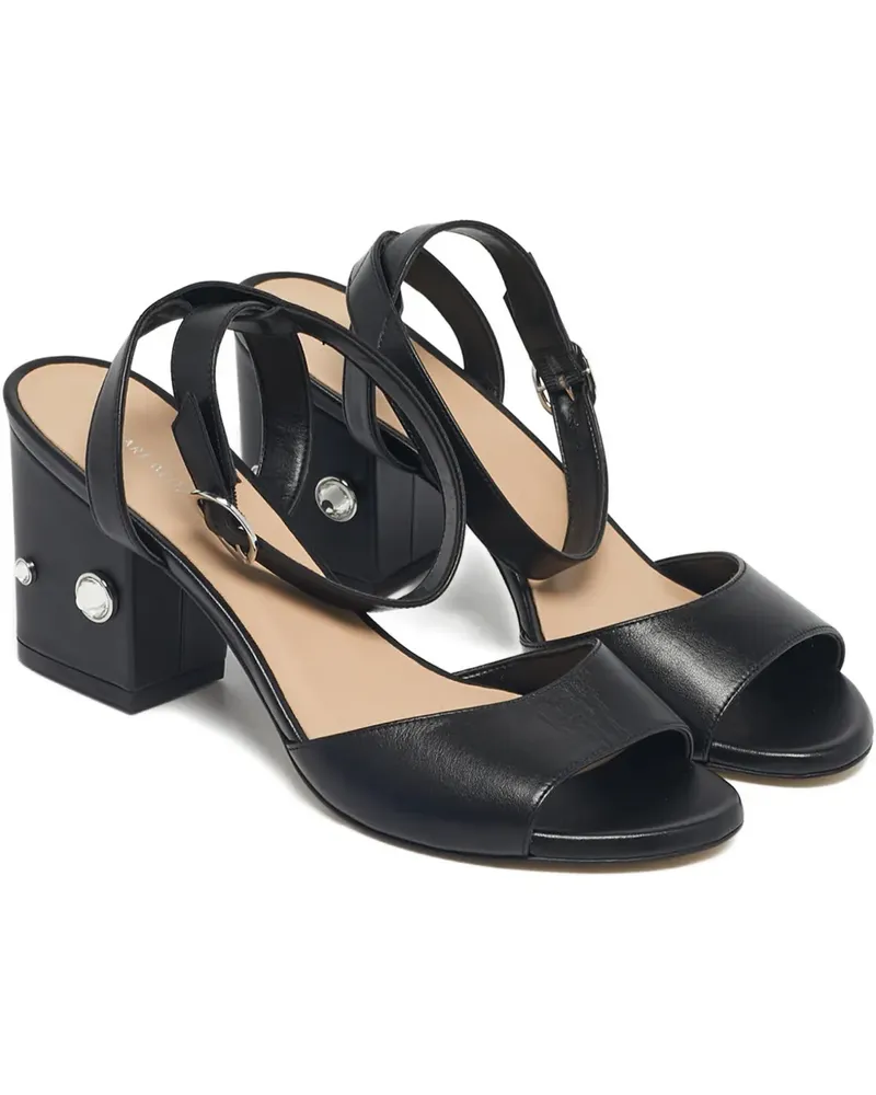 Stuart Weitzman leather ankle-strap sandals - Schwarz Schwarz