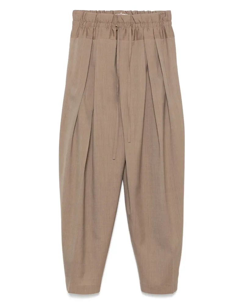 Jil Sander Klassische Palazzohose - Braun Braun