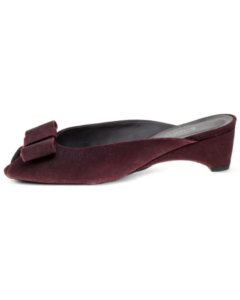 Stuart Weitzman Mules mit Schleifendetail 50mm - Rot Rot
