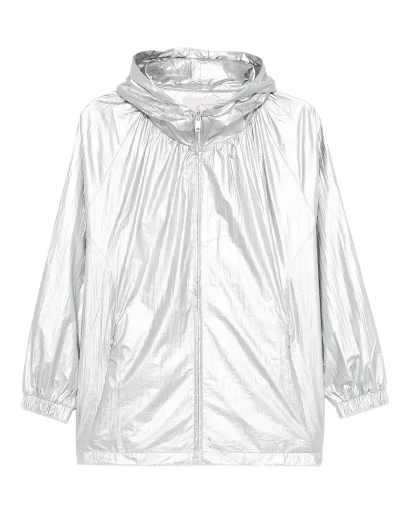 Deha Kapuzenjacke im Metallic-Look - Silber Silber
