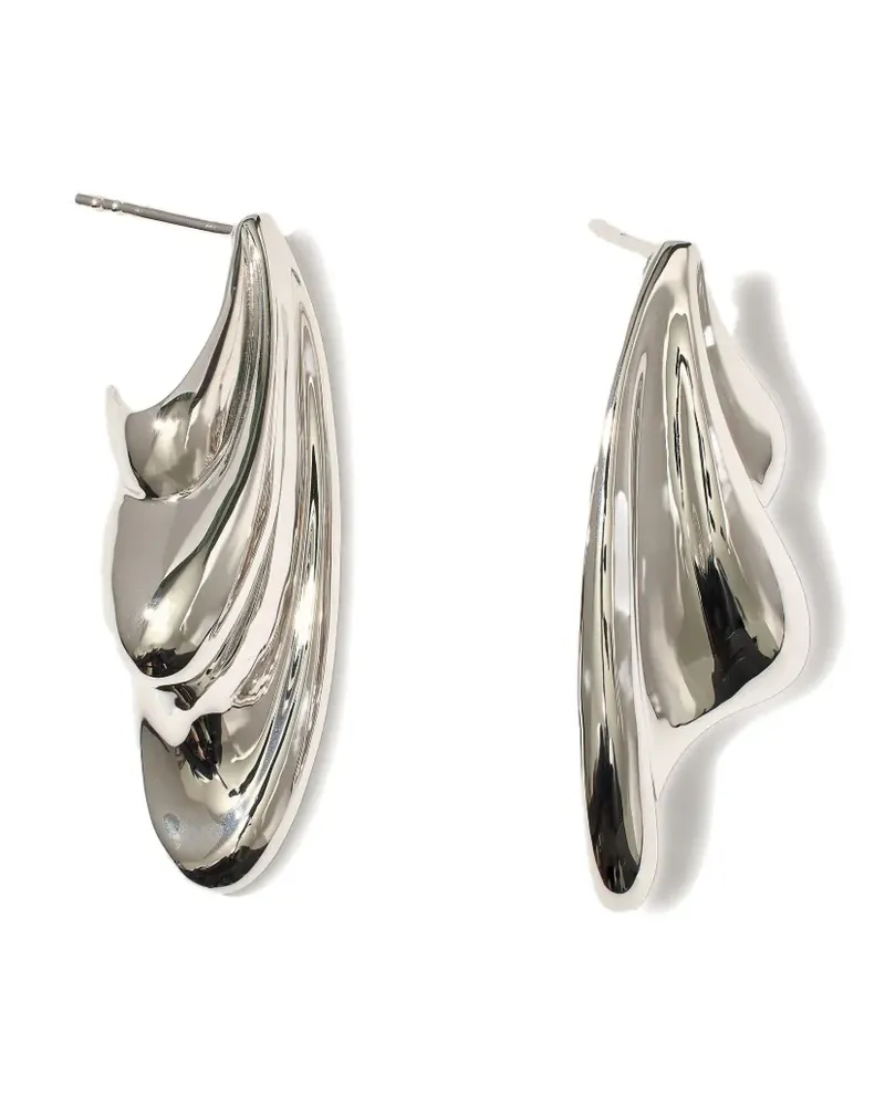 OTIUMBERG Statement Wave Silberohrringe Silber