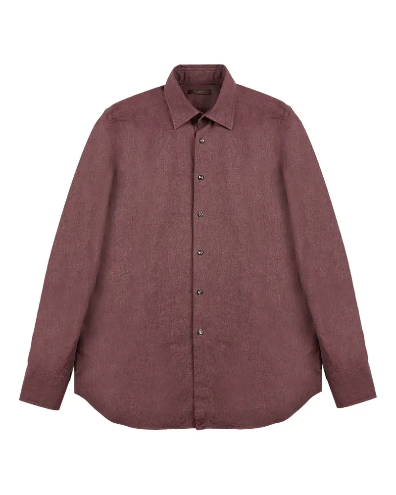 Glanshirt Klassisches Hemd - Rot Rot