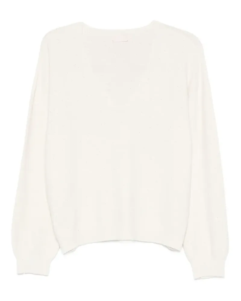 Liu Jo Pullover mit V-Ausschnitt - Nude Nude