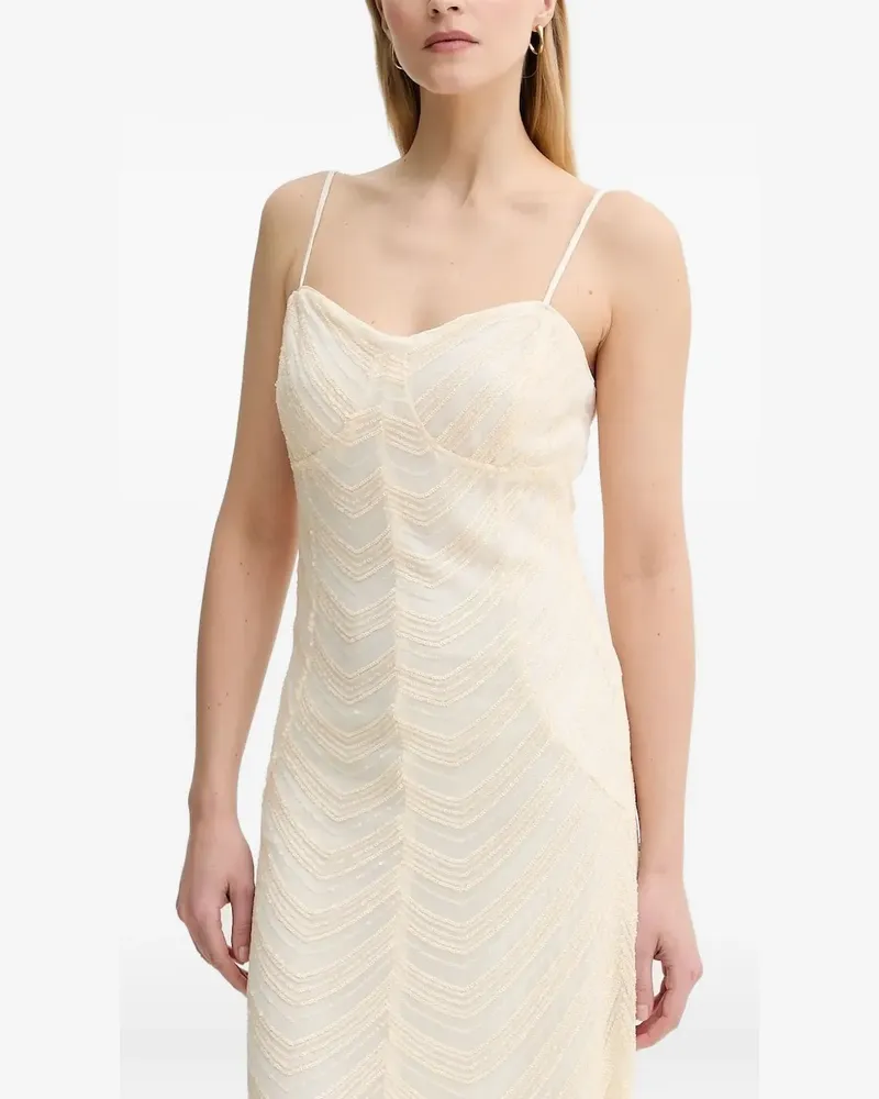 Gestuz Verziertes Glira Maxikleid - Nude Nude