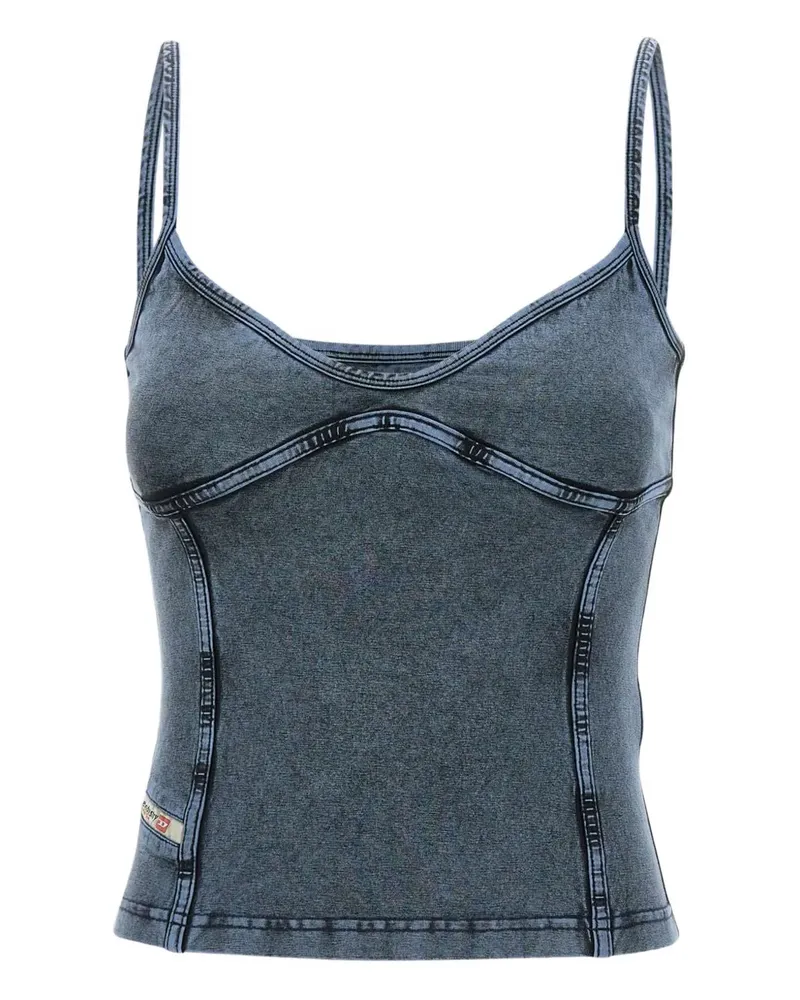 Diesel Top aus Denim - Blau Blau