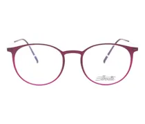 round-frame glasses - Violett