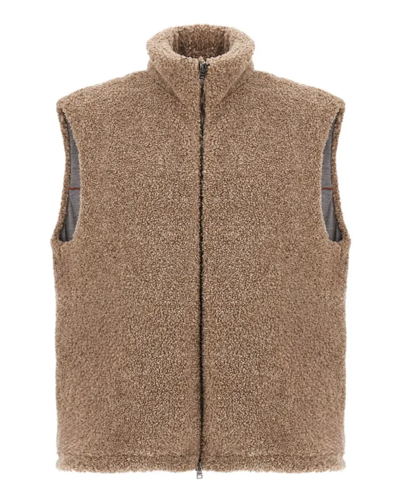 Herno bouclé gilet - Nude Nude