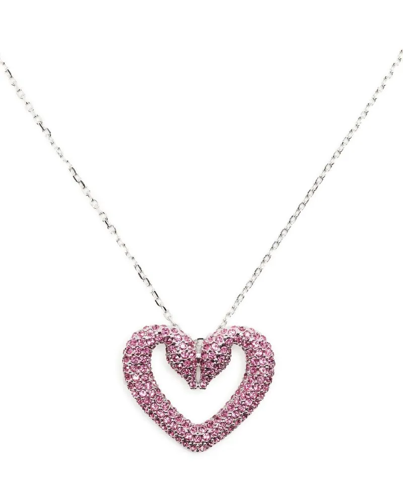 Swarovski Una heart-charm necklace - Rosa Rosa