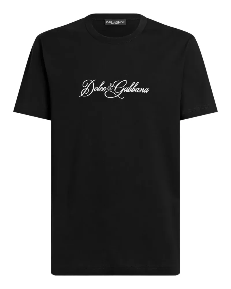 Dolce & Gabbana Klassisches T-Shirt - Schwarz Schwarz