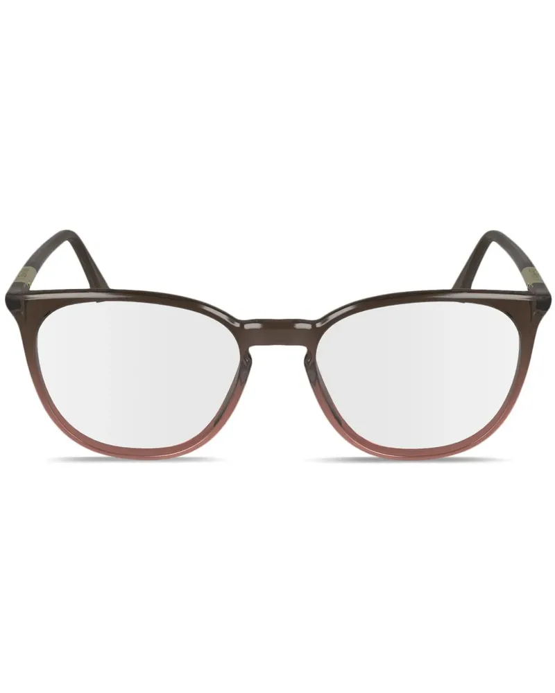 Calvin Klein Brille mit eckigem Gestell - Braun Braun