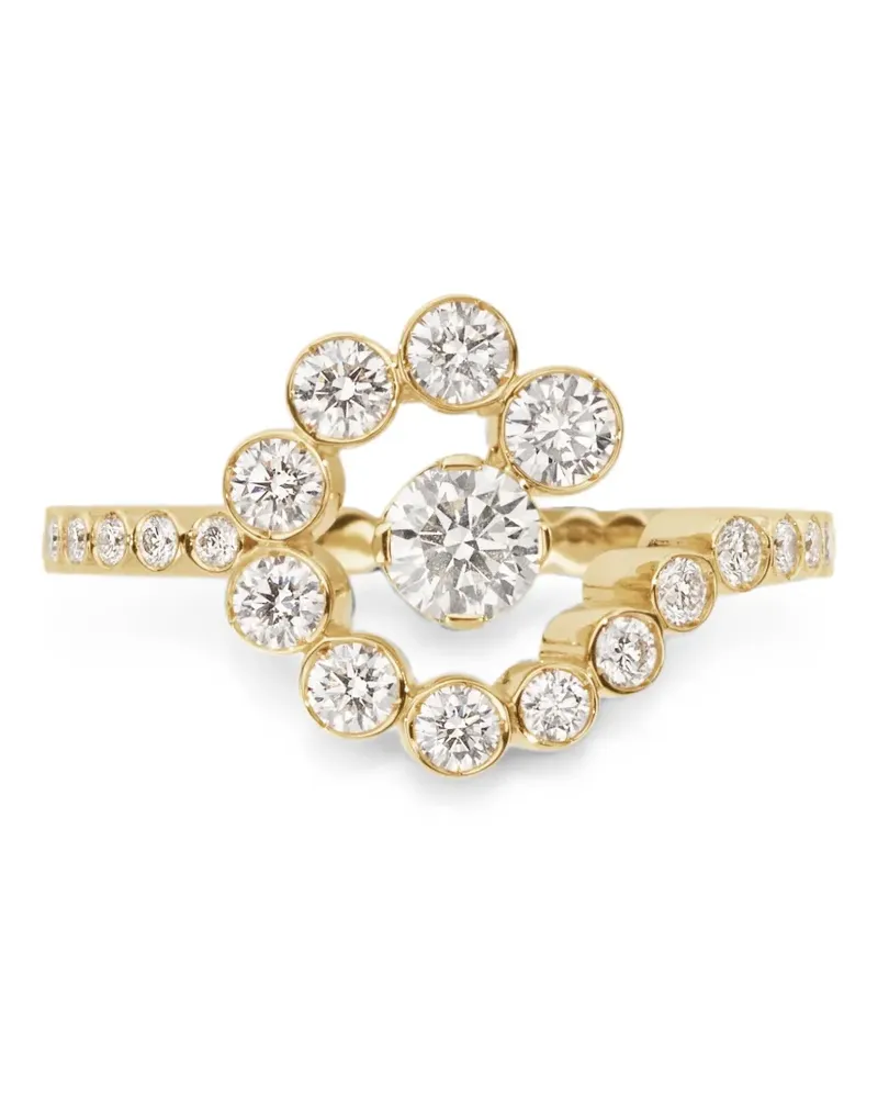 Sophie Bille Brahe Escargot Ring mit Diamant - Gold Gold