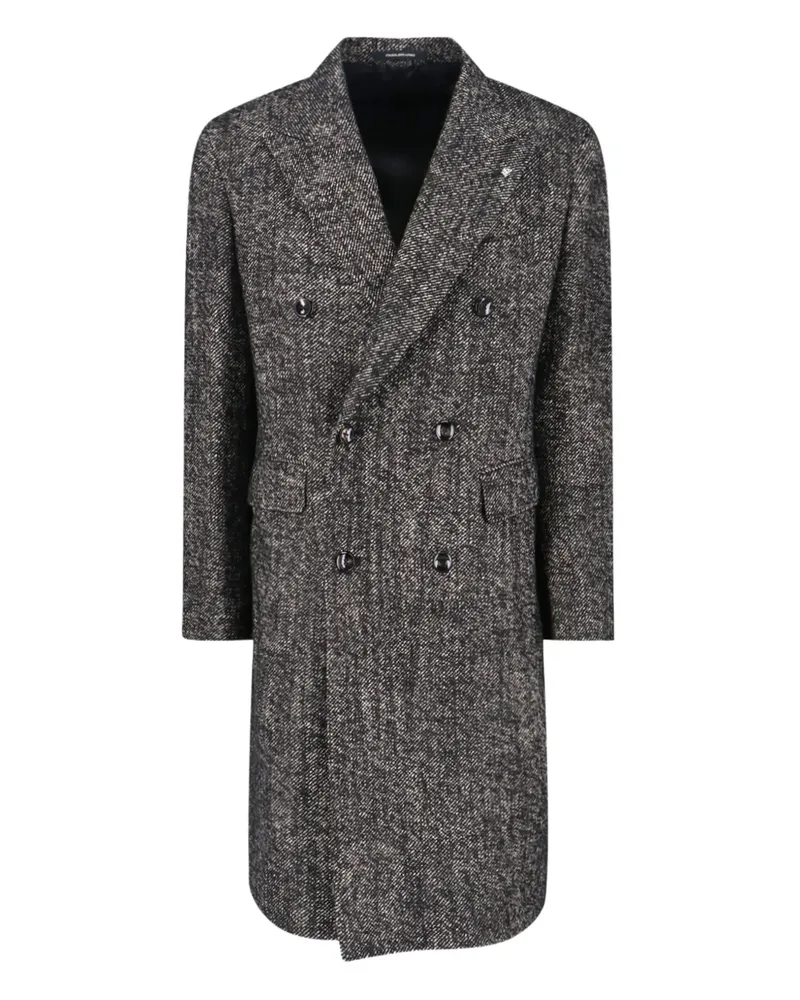 Tagliatore virgin wool-blend coat - Schwarz Schwarz