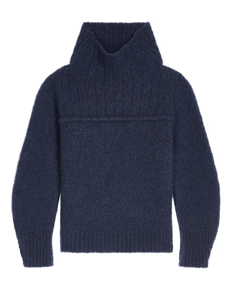 Dries van Noten Pullover mit Stehkragen - Blau Blau