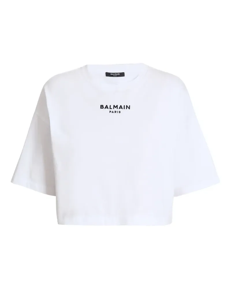 Balmain Paris embroidered T-shirt - Weiß Weiß