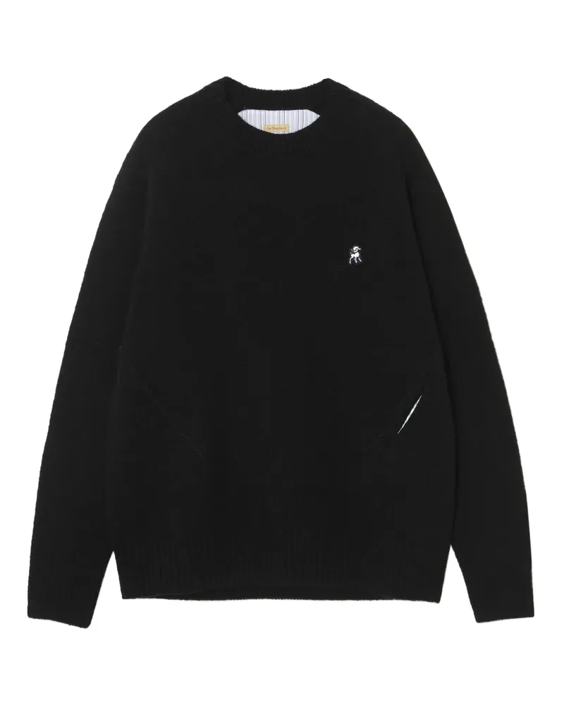 Undercover Pullover mit Patch-Detail - Schwarz Schwarz