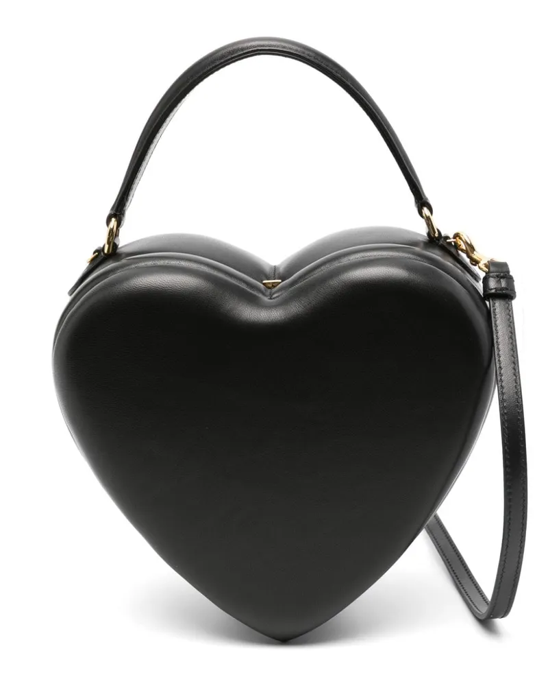 Moschino Tasche in Herzform Schwarz