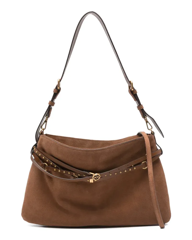 Pinko studded-strap shoulder bag - Braun Braun